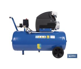 COMPRESOR LUBRICADO MODELO HAVA 230V 50L/2HP