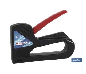 Grapadora manual Estándar | Para grapas nº 53 de 6, 8, 10 mm de longitud | Resistente al desgaste e ideal para fijaciones