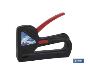 Grapadora y clavadora manual Estándar | Para grapas nº 53 de 6, 8, 10, 12 y 14 mm | Longitud y clavos de M15 y W15 de 15 mm