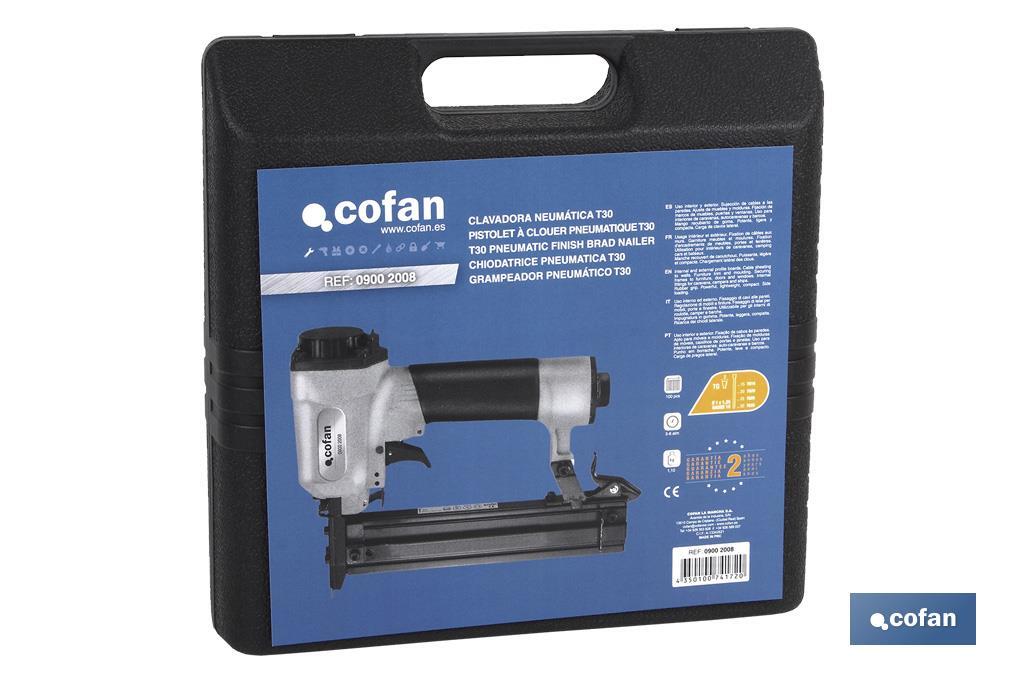 CLAVADORA NEUMÁTICA CLAVOS TG-15, 20, 25, 30mm