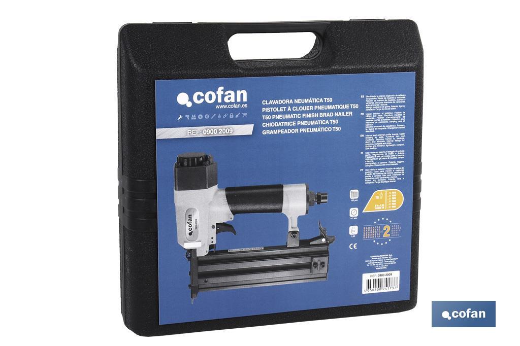 CLAVADORA NEUMÁTICA CLAVOS TG-15, 20, 25, 30, 40, 50mm