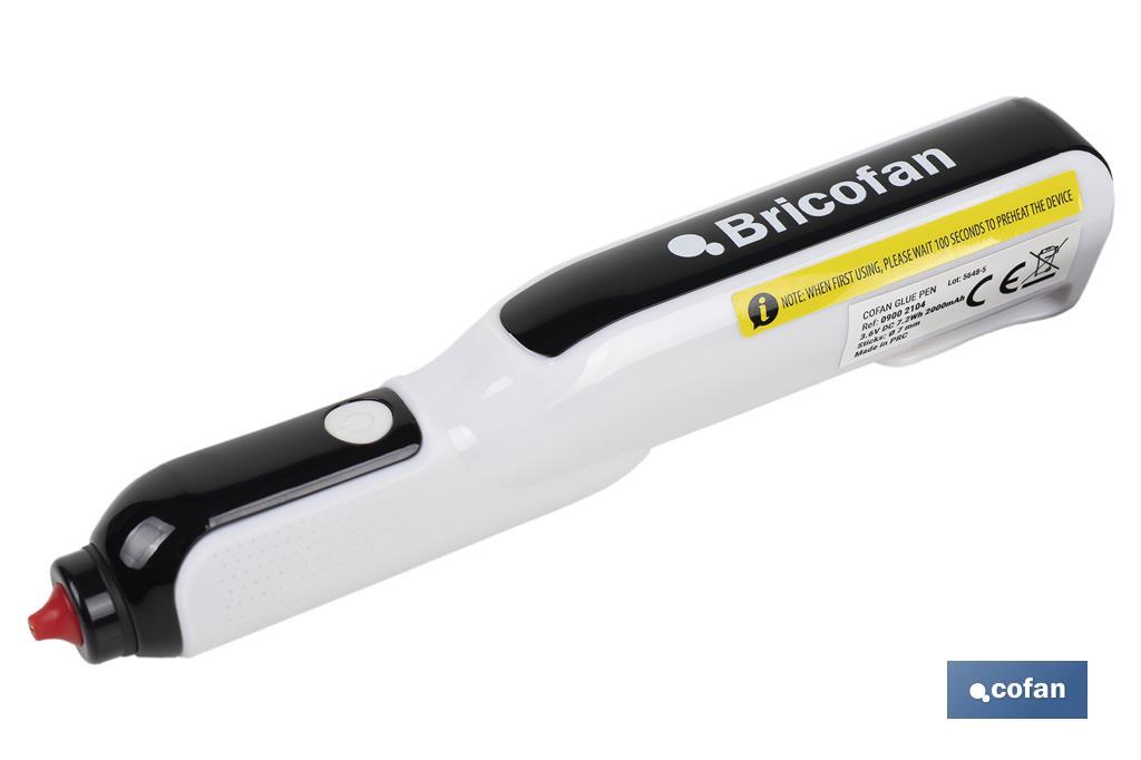 COFAN GLUE PEN 3,6V 2Ah Ø7 MM