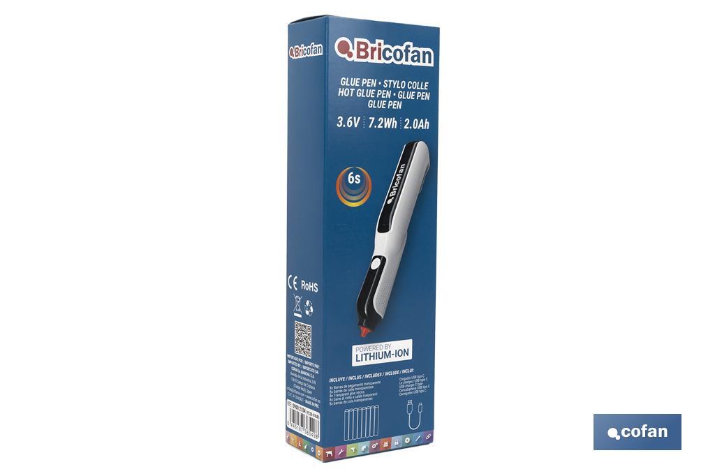 COFAN GLUE PEN 3,6V 2Ah Ø7 MM