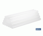Barras de cola termofusible | Medidas: ø7 x 185 mm | Kit de 20 unidades