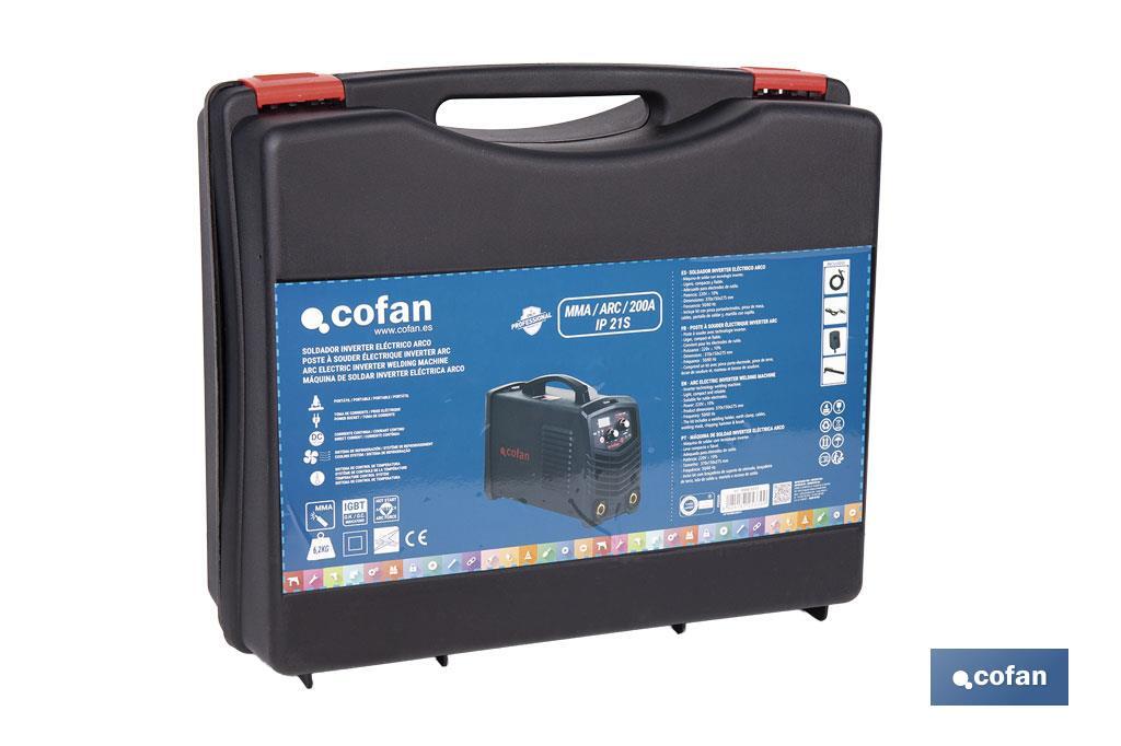 SOLDADOR INVERTER ELÉCTRICO MMA 200A