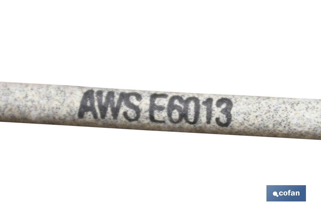 ELECTRODOS DE RUTILO E-6013 Ø2MM 175 UDS