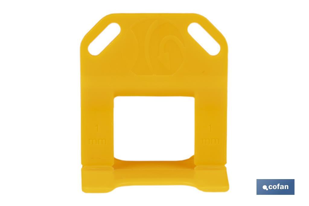 CLIP DE NIVELACIÓN 1,0 MM 300 UDS