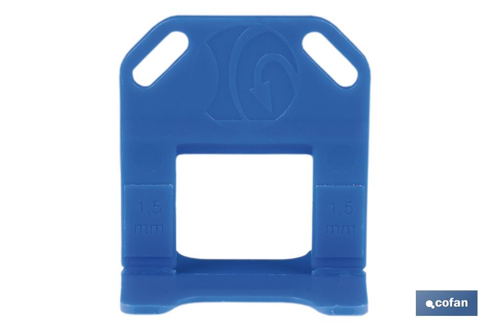 CLIP DE NIVELACIÓN 1,5 MM 300 UDS