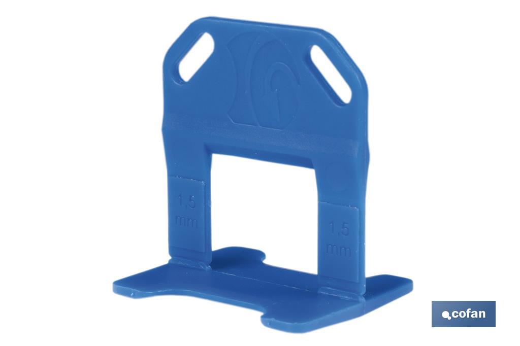 CLIP DE NIVELACIÓN 1,5 MM 300 UDS