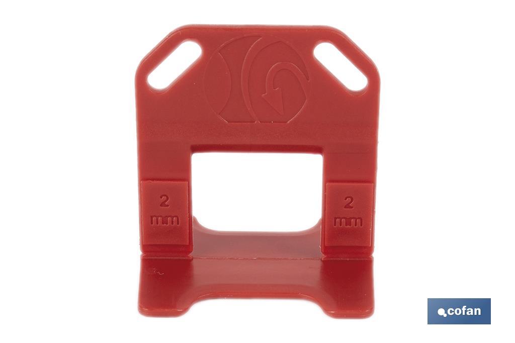 CLIP DE NIVELACIÓN 2,0 MM 300 UDS