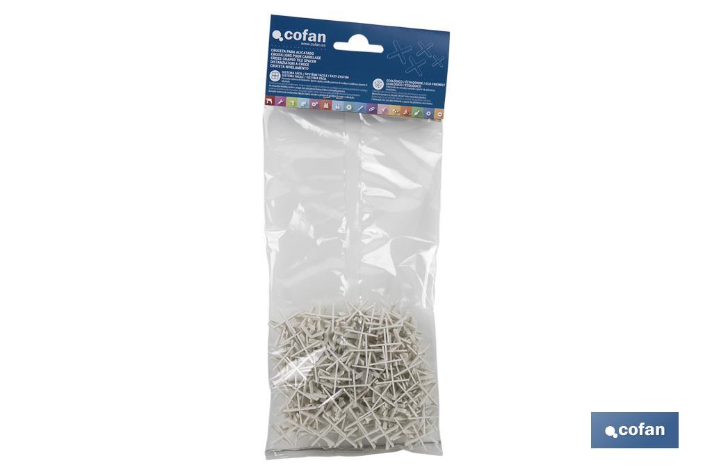 CRUCETA PARA ALICATADO 1,0 MM 300 UDS