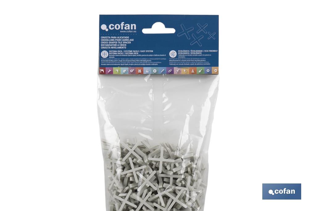 CRUCETA PARA ALICATADO 2,0 MM 300 UDS