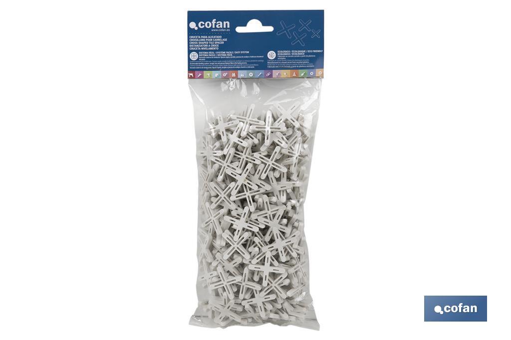 CRUCETA PARA ALICATADO 4,0 MM 250 UDS