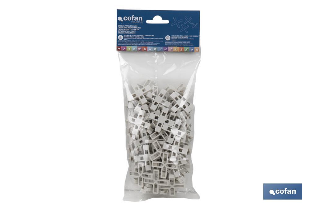 CRUCETA PARA ALICATADO 8,0 MM 100 UDS