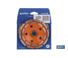 CORONA DOBLE PISTA MAMPOSTERIA 100MM - H22,2