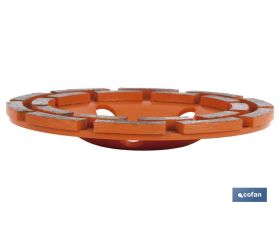 CORONA DOBLE PISTA MAMPOSTERIA 100MM - H22,2