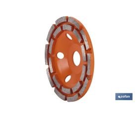 CORONA DOBLE PISTA MAMPOSTERIA 100MM - H22,2