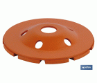 CORONA DOBLE PISTA MAMPOSTERIA 100MM - H22,2