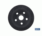 Plato Rectificador para Amoladora con Placas de Carburo de Tungsteno | Diferentes Granos | Medidas: Ø 115 x 22,23 mm