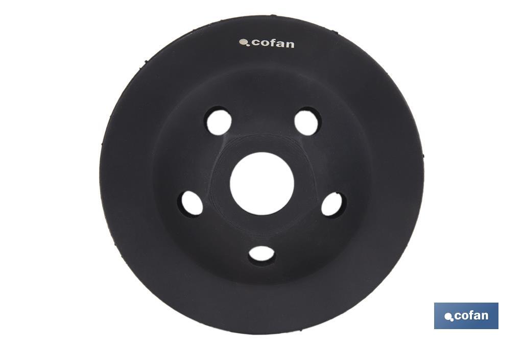 PLATO RECTIFICADOR CARBURO DE TUNGSTENO MULTIMATERIALES Ø115 X 22,23 GRANO MEDIO