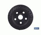 PLATO RECTIFICADOR CARBURO DE TUNGSTENO MULTIMATERIALES Ø115 X 22,23 GRANO GRUESO