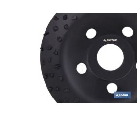 PLATO RECTIFICADOR CARBURO DE TUNGSTENO MULTIMATERIALES Ø115 X 22,23 GRANO GRUESO