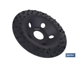 PLATO RECTIFICADOR CARBURO DE TUNGSTENO MULTIMATERIALES Ø115 X 22,23 GRANO GRUESO