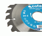 DISCO DE SIERRA CIRCULAR PARA MADERA Ø160 X 2,5 X 30 MM, 24 DIENTES