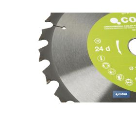 DISCO DE SIERRA INGLETADORA PARA MADERA/METAL Ø250 X 2,2 X 30 MM, 24 DIENTES