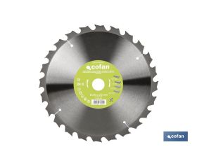 DISCO DE SIERRA INGLETADORA PARA MADERA/METAL Ø315 X 2,2 X 30 MM, 24 DIENTES