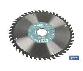 DISCO DE SIERRA INGLETADORA PARA MADERA CON INSERTOS DE METAL DURO Ø200 X 3,2 X 30 MM, 48 DIENTES