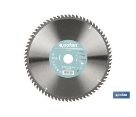 DISCO DE SIERRA INGLETADORA PARA MADERA CON INSERTOS DE METAL DURO Ø300 X 3,2 X 30 MM, 72 DIENTES