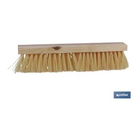Cepillo barrendero imitación mijo | Ancho de 50 cm | Con fibra de polipropileno
