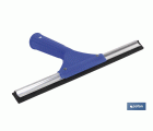 Limpiacristales de Metal con Adaptador de 20 cm de Ancho | Compatible con Palos para hacer la labor más cómoda