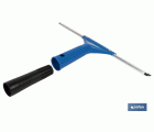 LIMPIACRISTALES  METAL Y ABS  27 CM CON ADAPTADOR