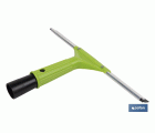 LIMPIACRISTALES  METAL Y ABS  27 CM CON ADAPTADOR