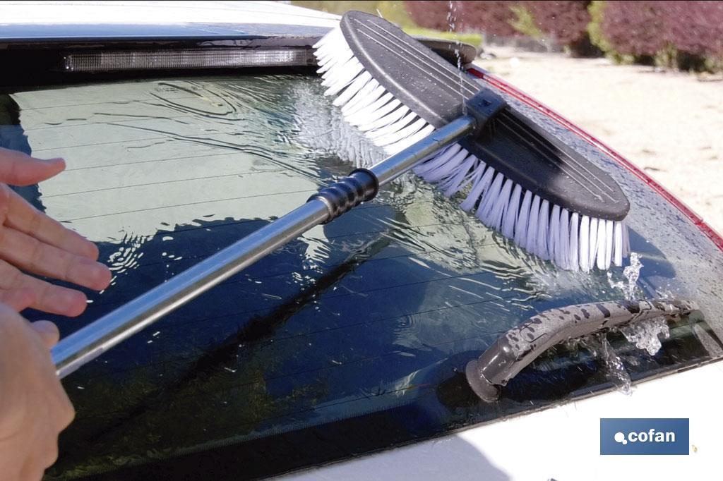 CEPILLO LAVACOCHES PVC PROFESIONAL C/CANAL AGUA.