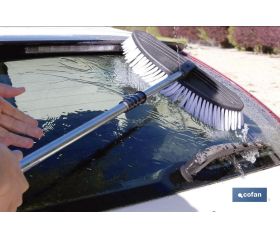 CEPILLO LAVACOCHES PVC PROFESIONAL C/CANAL AGUA.