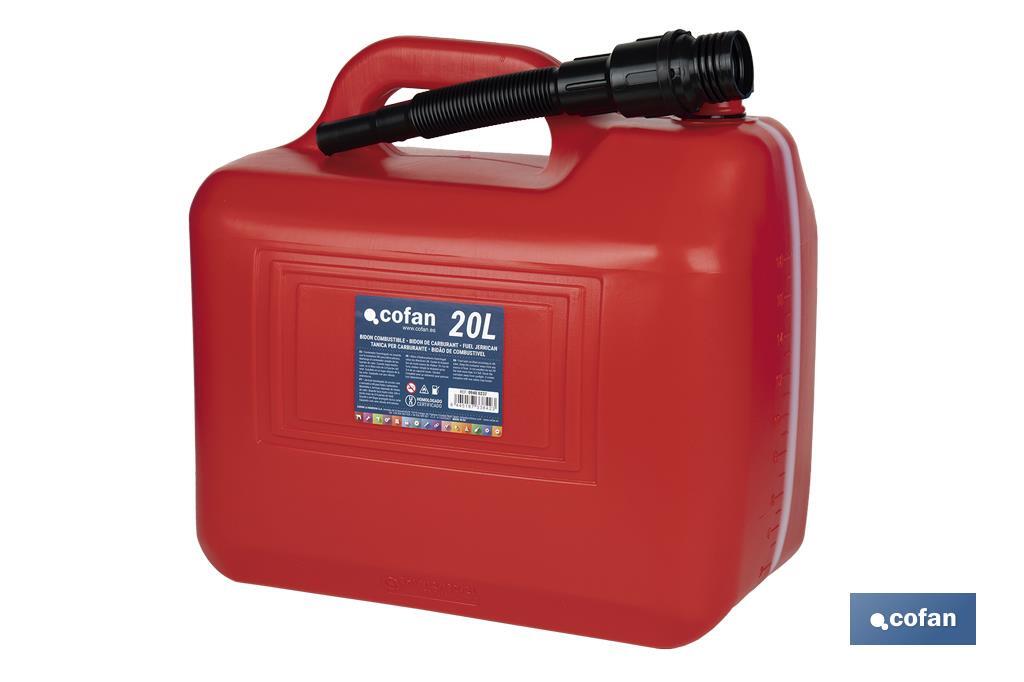 BIDÓN DE COMBUSTIBLE 20 L