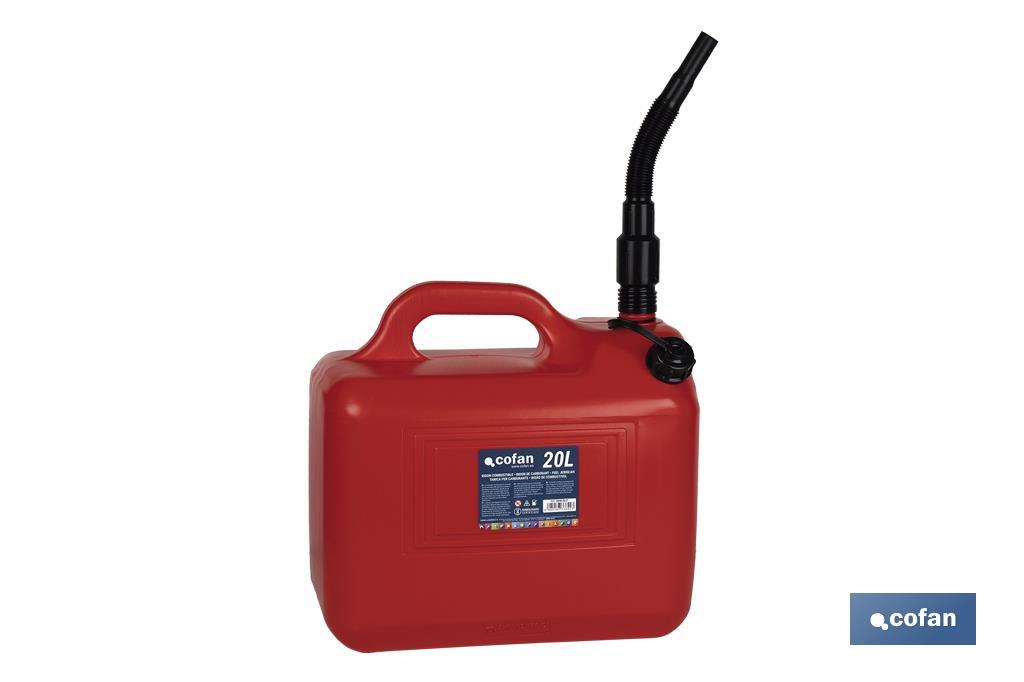 BIDÓN DE COMBUSTIBLE 20 L