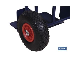 CARRETILLA DE ALMACÉN CON PALA FIJA 1100 X 520 X 480 MM