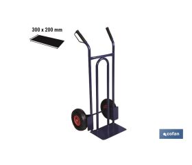 CARRETILLA DE ALMACÉN CON PALA FIJA 1100 X 520 X 480 MM