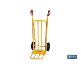 CARRETILLA ALMACÉN PALA ANCHA PLEGABLE 1160X510X780 MM