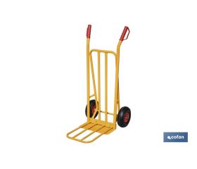 CARRETILLA ALMACÉN PALA ANCHA PLEGABLE 1160X510X780 MM