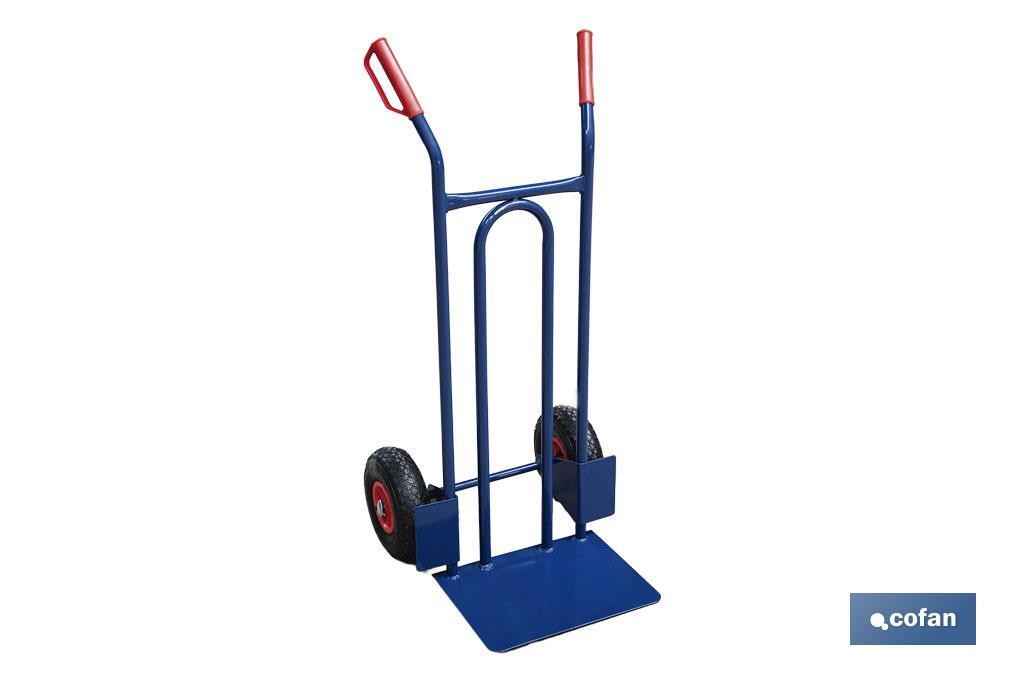 CARRETILLA DE ALMACÉN CON PALA FIJA 1100 X 530 X 560 MM