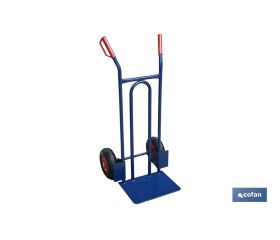 CARRETILLA DE ALMACÉN CON PALA FIJA 1100 X 530 X 560 MM