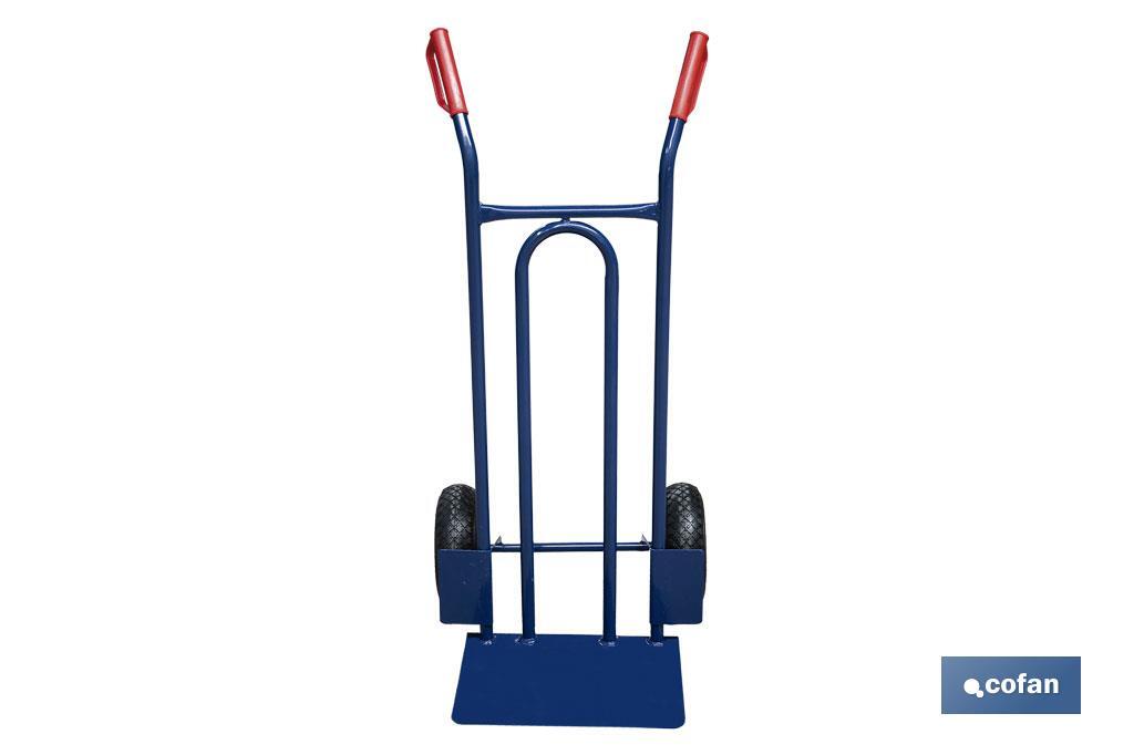 CARRETILLA DE ALMACÉN CON PALA FIJA 1100 X 530 X 560 MM