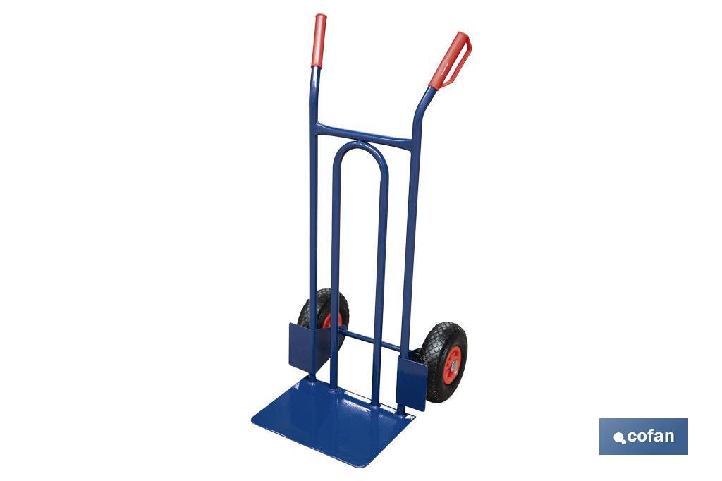 CARRETILLA DE ALMACÉN CON PALA FIJA 1100 X 530 X 560 MM