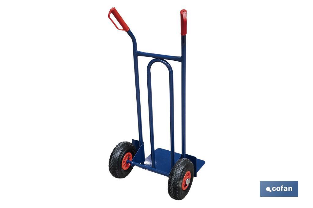 CARRETILLA DE ALMACÉN CON PALA FIJA 1100 X 530 X 560 MM