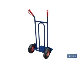 CARRETILLA DE ALMACÉN CON PALA FIJA 1100 X 530 X 560 MM